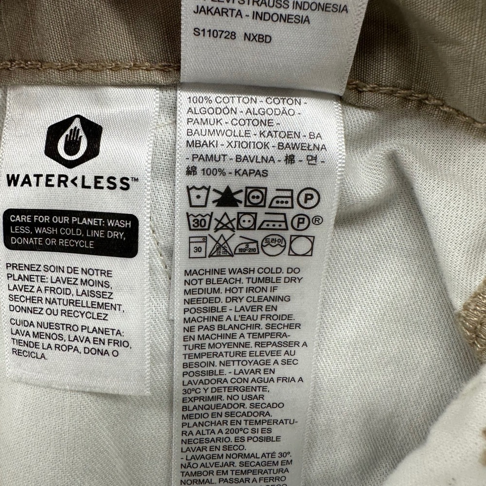 Levi's Cargo Shorts Mens 36 Tan Carrier Cargo Ripstop Multi-Pocket Outdoor - Picture 3 of 10
